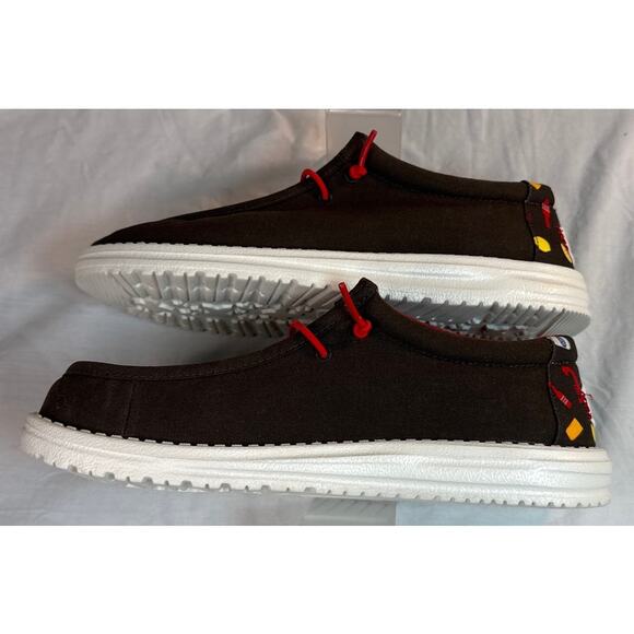 Hey Dude Wally Crawfish Brown Loafer Men’s Size 8 Women Size 10 - Picture 3 of 6